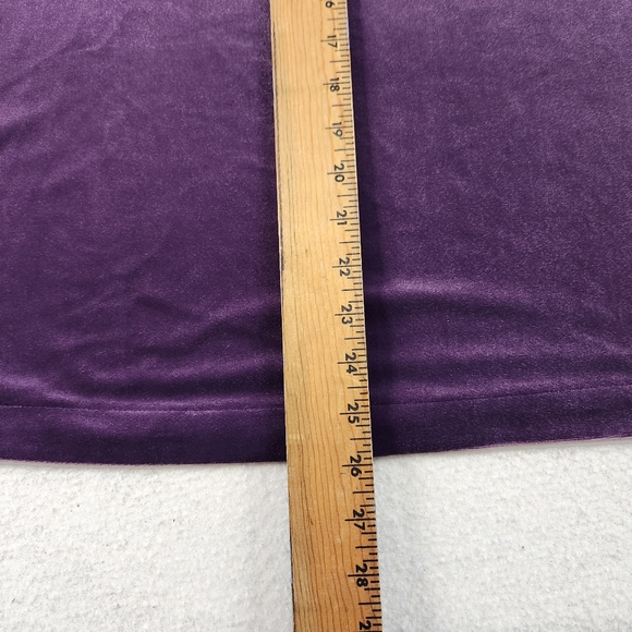 J. Jill Wearever Purple Velour Velvet Tank Shirt Size XS - Picture 3 of 8